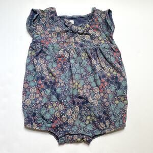 Tea Collection Floral Romper One Piece